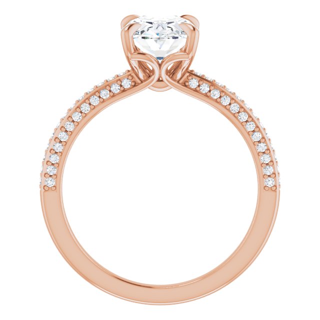 Oval Engagement Ring Mounting