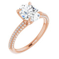 Oval Engagement Ring Mounting