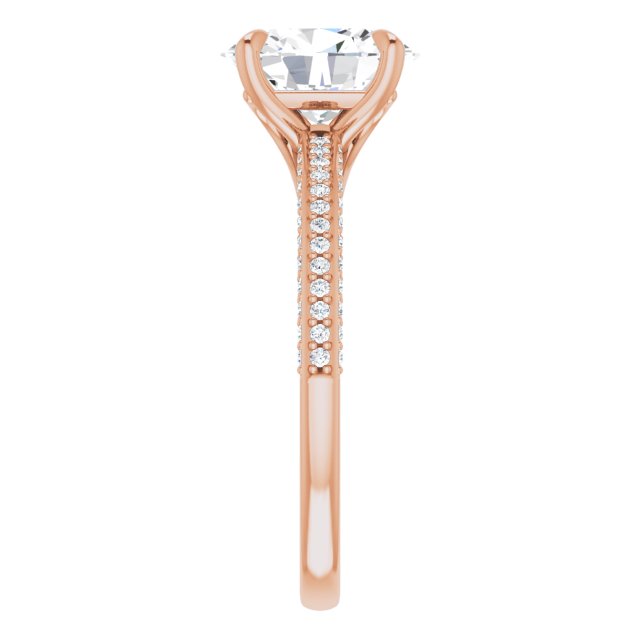 Oval Engagement Ring Mounting