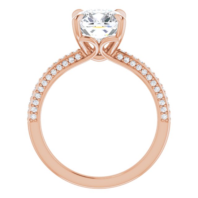 Cushion Engagement Ring Mounting