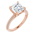 Asscher Engagement Ring Mounting