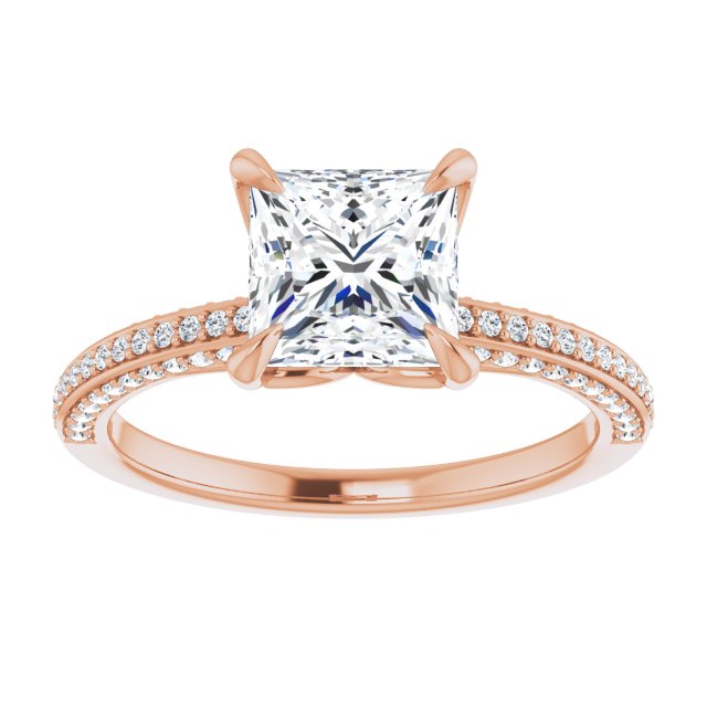 Square Engagement Ring Mounting