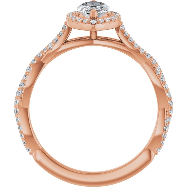 Marquise Engagement Ring Mounting