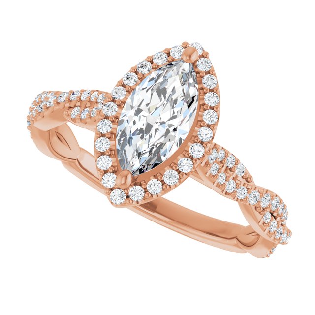Marquise Engagement Ring Mounting