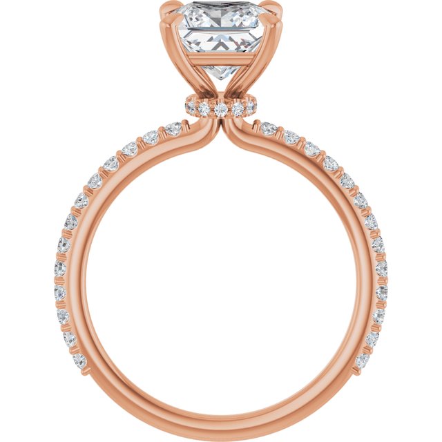 Square Engagement Ring Mounting