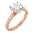 Round Engagement Ring Mounting