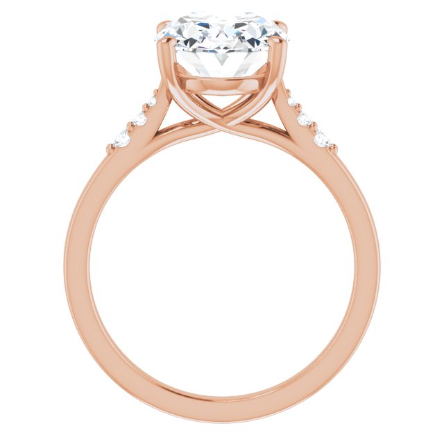 Oval Engagement Ring Mounting