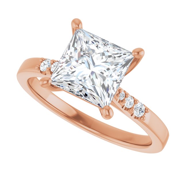 Square Engagement Ring Mounting