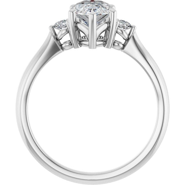 Pear Ring Mounting