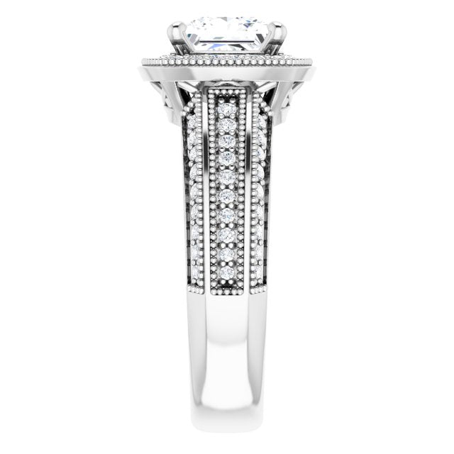 Square Engagement Ring Mounting