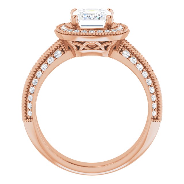 Emerald Engagement Ring Mounting