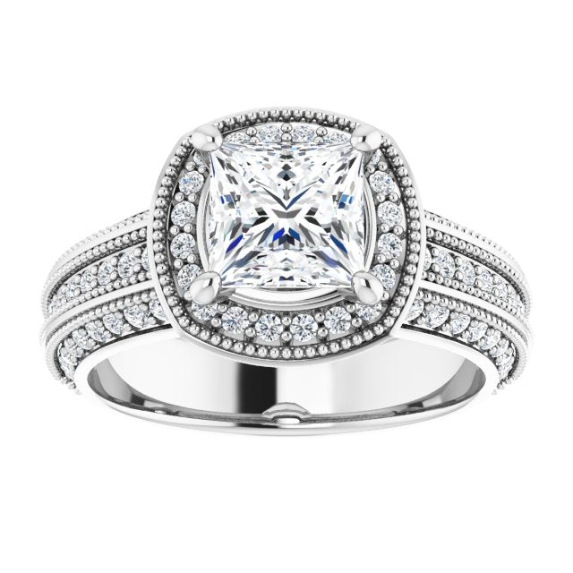 Square Engagement Ring Mounting