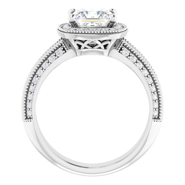 Square Engagement Ring Mounting