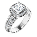 Square Engagement Ring Mounting