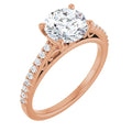 Round Engagement Ring Mounting