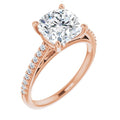 Cushion Engagement Ring Mounting