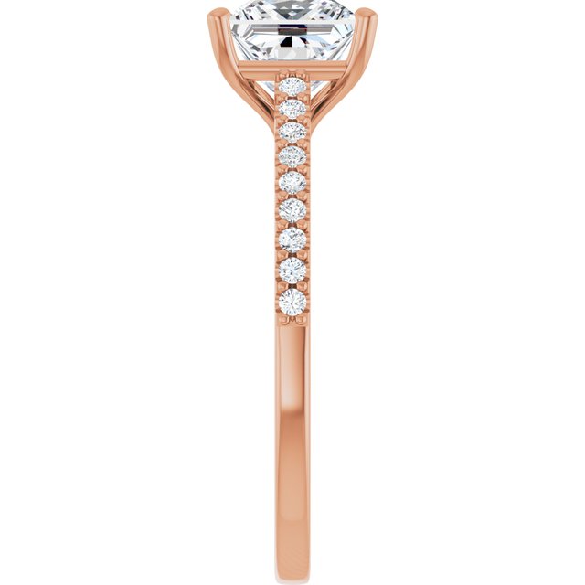 Square Engagement Ring Mounting