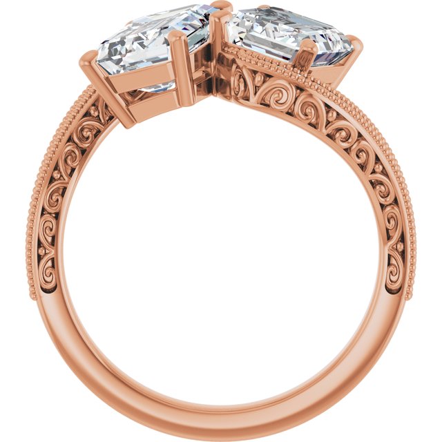 Emerald Engagement Ring Mounting