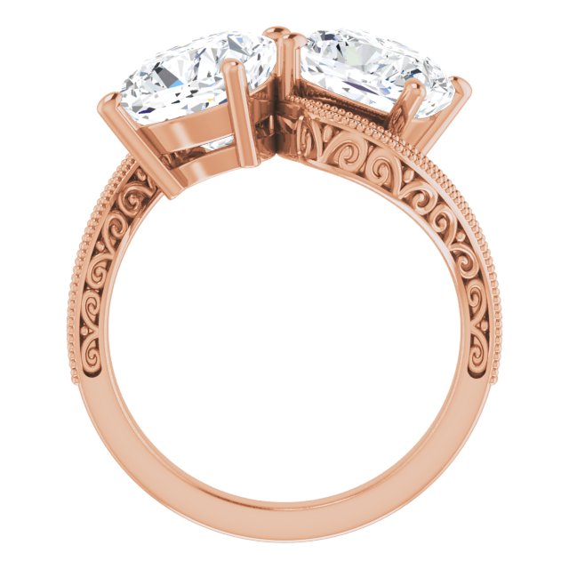 Cushion Engagement Ring Mounting