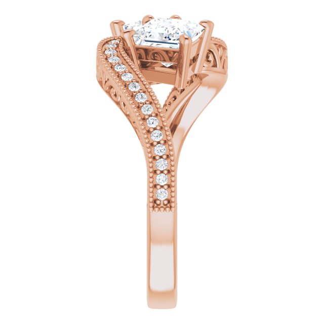 Square Engagement Ring Mounting