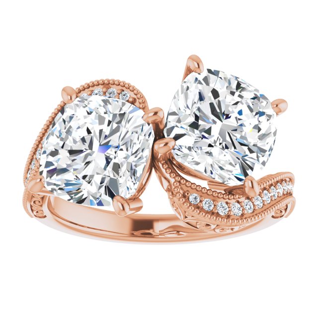 Cushion Engagement Ring Mounting