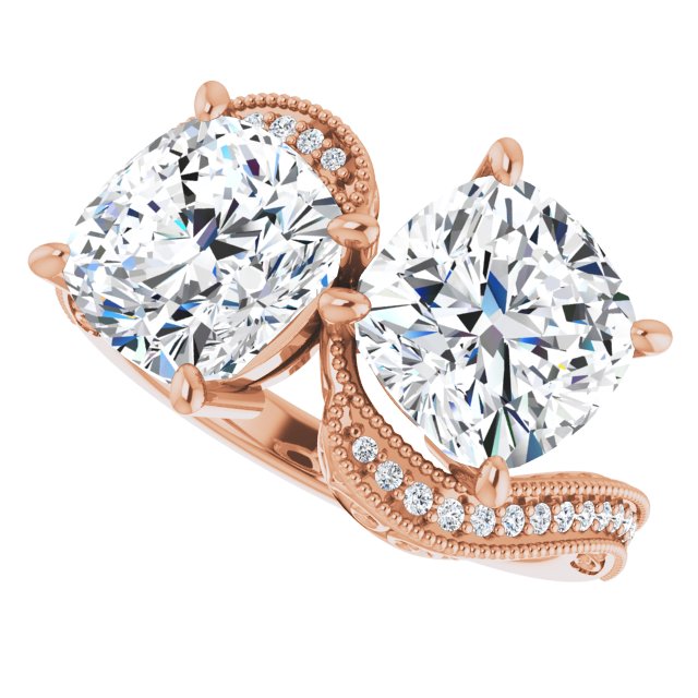 Cushion Engagement Ring Mounting