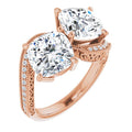 Cushion Engagement Ring Mounting