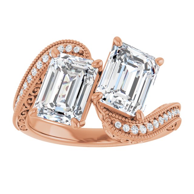 Emerald Engagement Ring Mounting