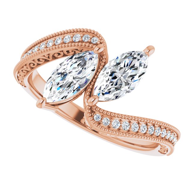 Marquise Engagement Ring Mounting