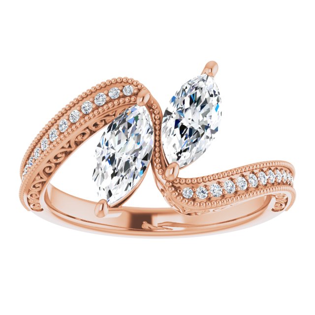 Marquise Engagement Ring Mounting