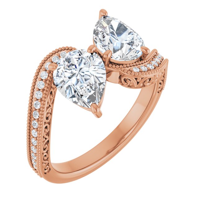 Pear Engagement Ring Mounting