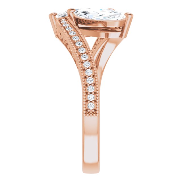 Marquise Engagement Ring Mounting
