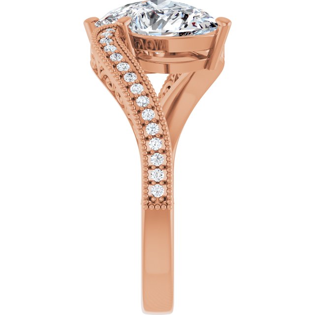 Pear Engagement Ring Mounting
