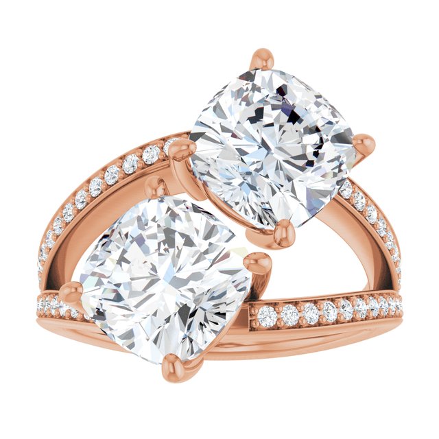 Cushion Engagement Ring Mounting
