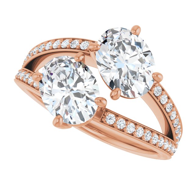 Oval Engagement Ring Mounting