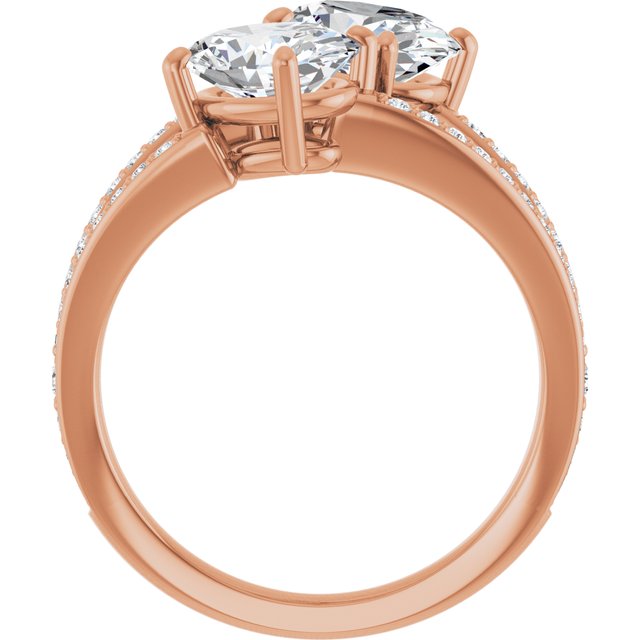 Oval Engagement Ring Mounting