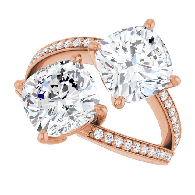 Cushion Engagement Ring Mounting