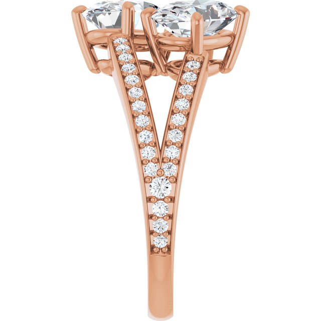 Oval Engagement Ring Mounting