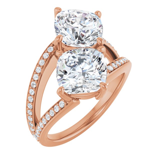 Cushion Engagement Ring Mounting