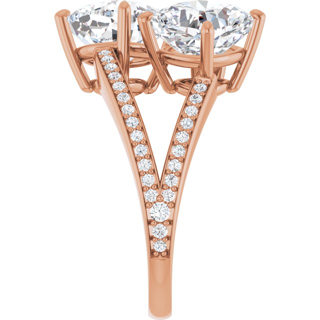 Cushion Engagement Ring Mounting