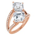 Asscher Engagement Ring Mounting