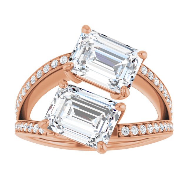 Emerald Engagement Ring Mounting