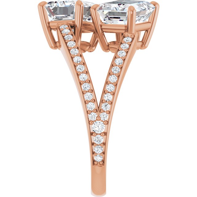 Emerald Engagement Ring Mounting