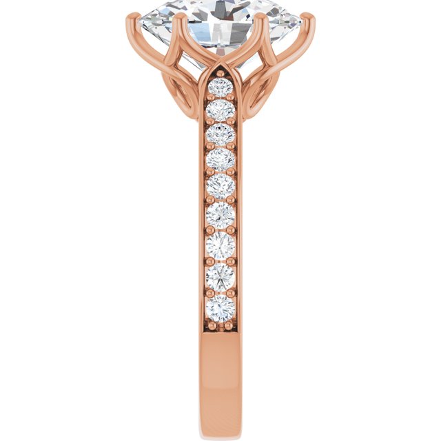 Oval Engagement Ring Mounting
