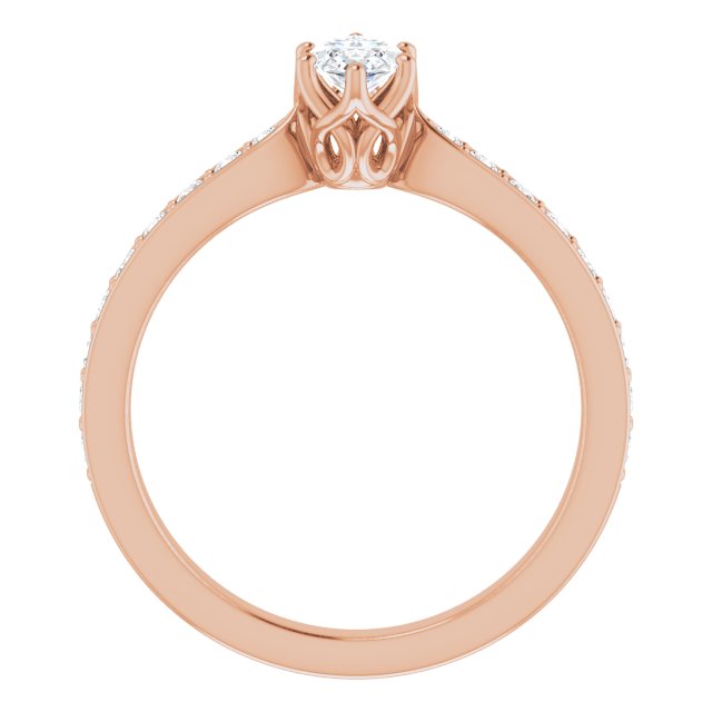Marquise Engagement Ring Mounting