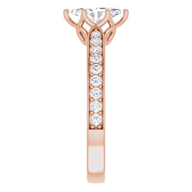 Marquise Engagement Ring Mounting