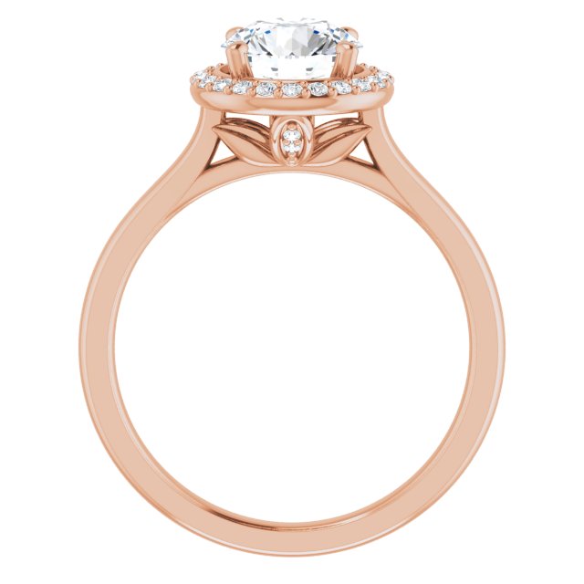 Round Engagement Ring Mounting