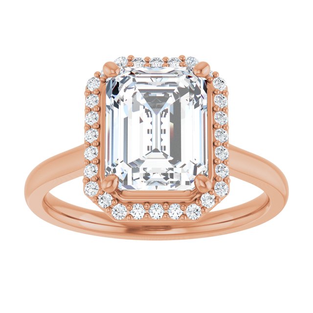 Emerald Engagement Ring Mounting
