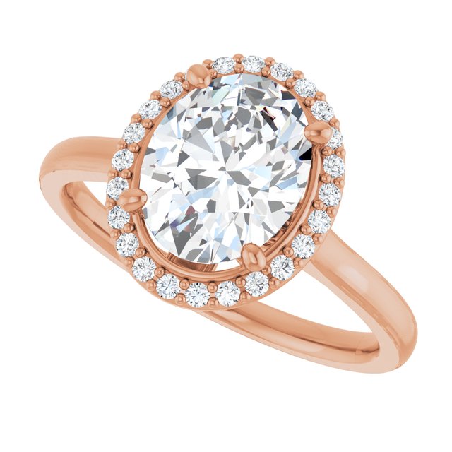 Oval Engagement Ring Mounting
