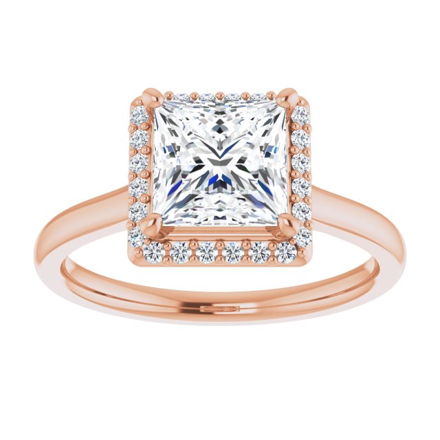 Square Engagement Ring Mounting